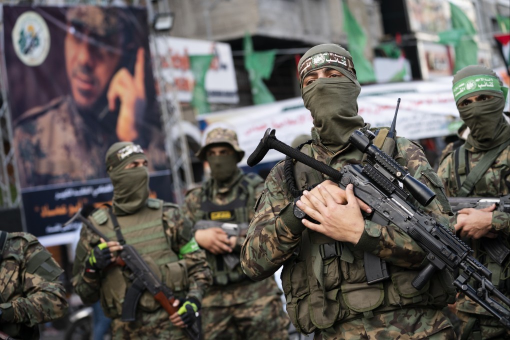 Hamas militants in Gaza City. Photo: AP