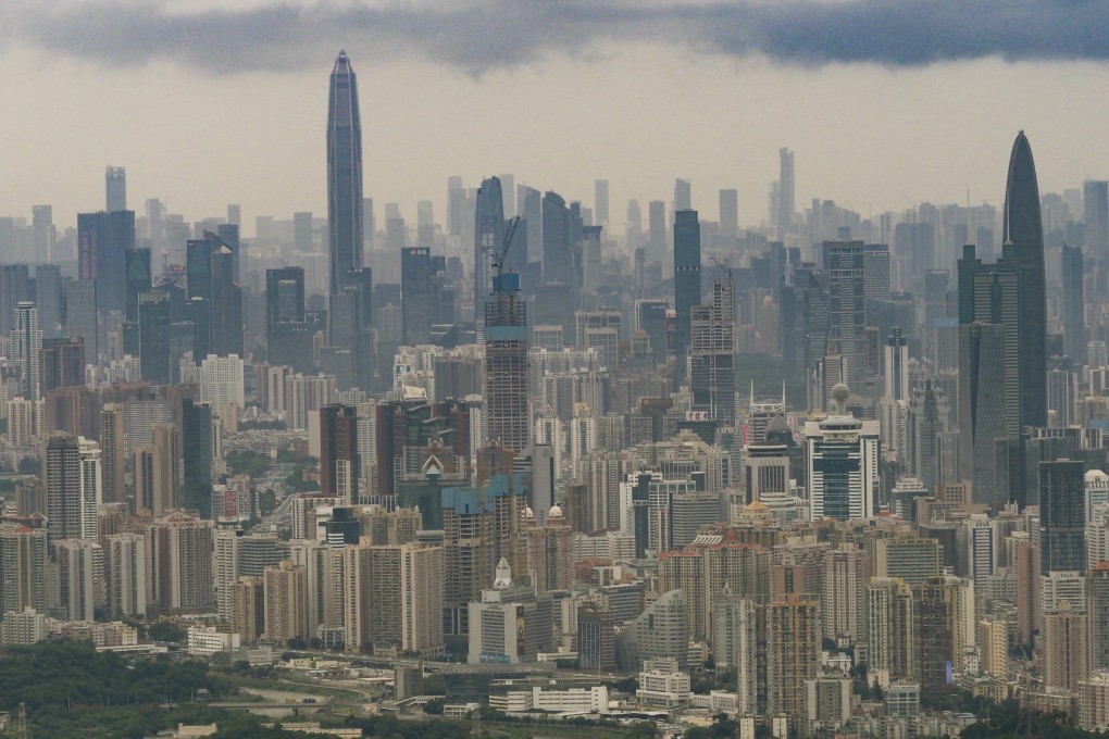 Shenzhen and the Hong Kong border in the Greater Bay region, pictured on June 21, 2022. Photo: SCMP / Martin Chan