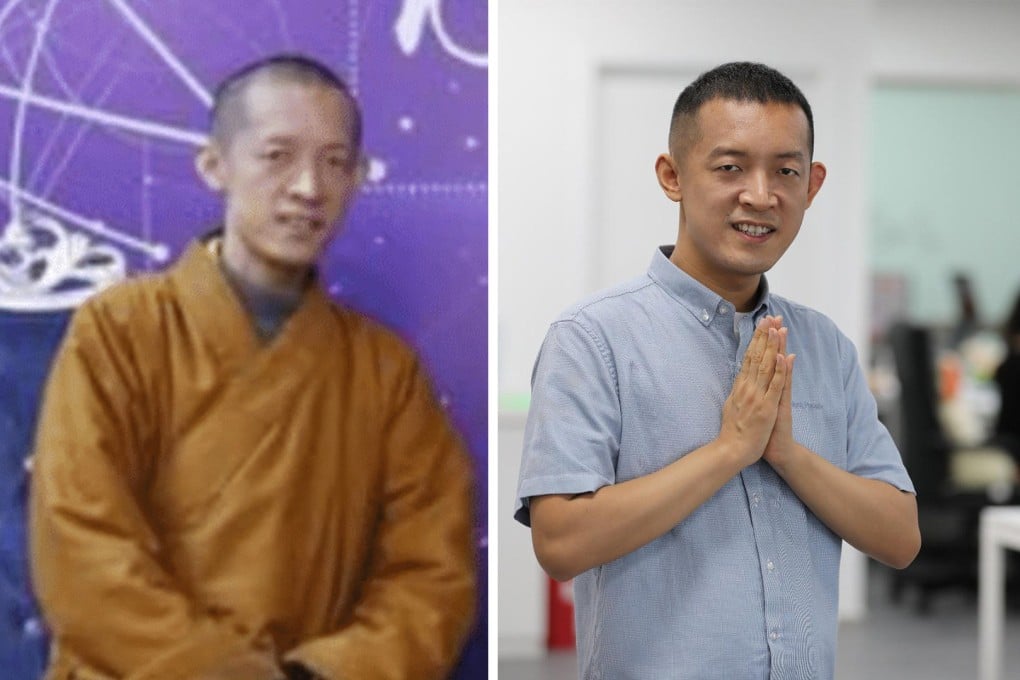 A Chinese maths genius who walked away from his career to become a monk has returned to secular life after 12 years and is opening a new business. Photo: SCMP composite