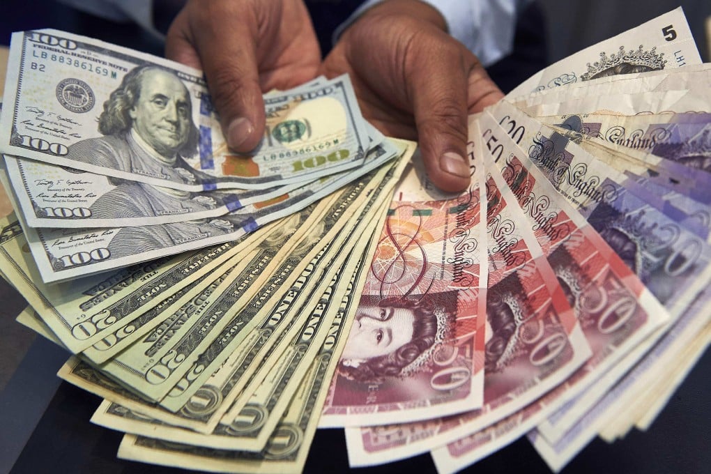 The pound slid to its weakest level in close to four decades, weighed down by a dire economic outlook and the latest bout of US dollar strength. Photo: AFP