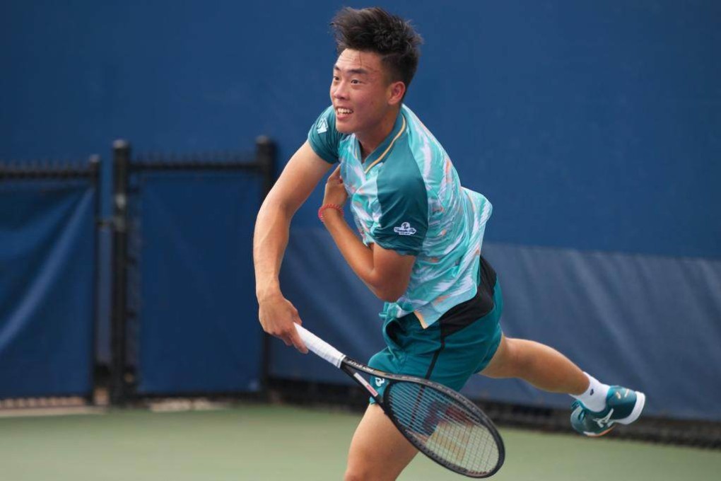 Coleman Wong has secured his place in the quarter-finals of the US Open junior singles. Photo: ArcK Images