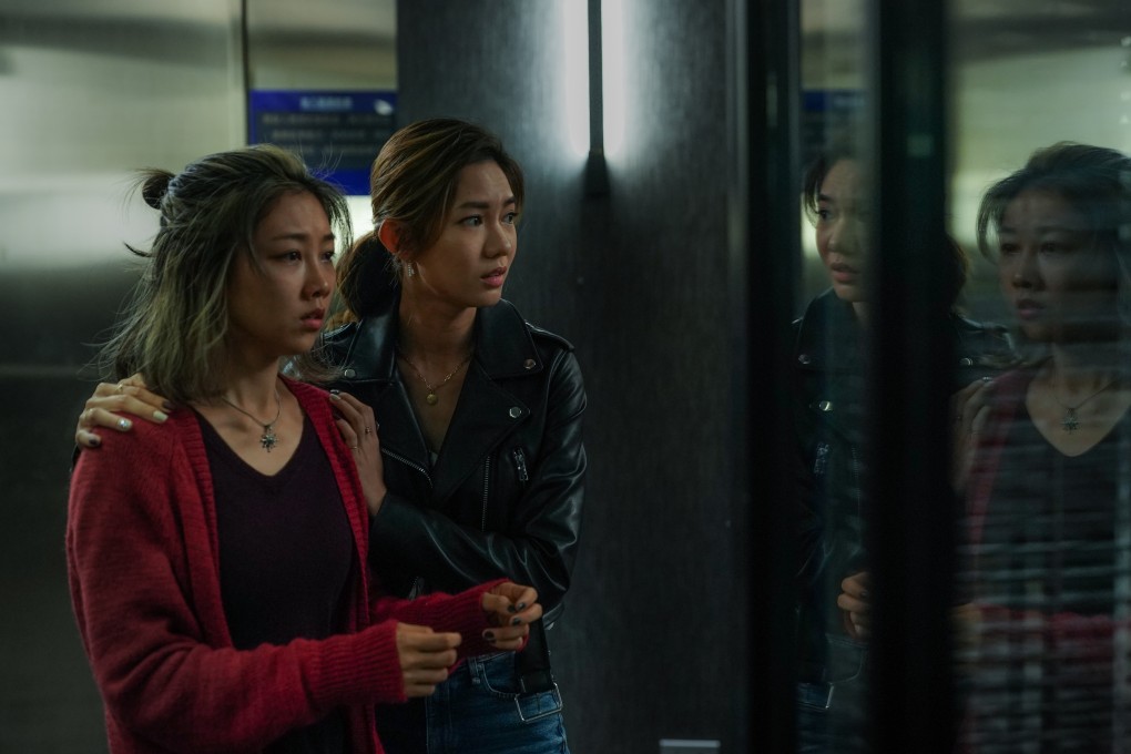 Cherry Ngan Cheuk-ling (left) and Ng Wing-sze in a still from The Chink, one of the short films in the omnibus feature Tales from the Occult (category IIB, Cantonese), directed by Wesley Hoi Ip-sang, Fruit Chan Gor and Fung Chih-chiang. Jerry Lamb Hiu-fung co-stars.