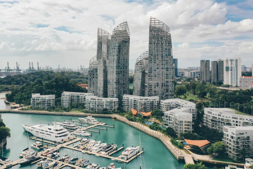 Modern and luxury homes in Singapore, at the Keppel Bay Yacht Marina area. The rich in Singapore and Australia are leading the trend, with about 60 per cent of them planning to increase their allocations to private markets. Photo: Getty Images