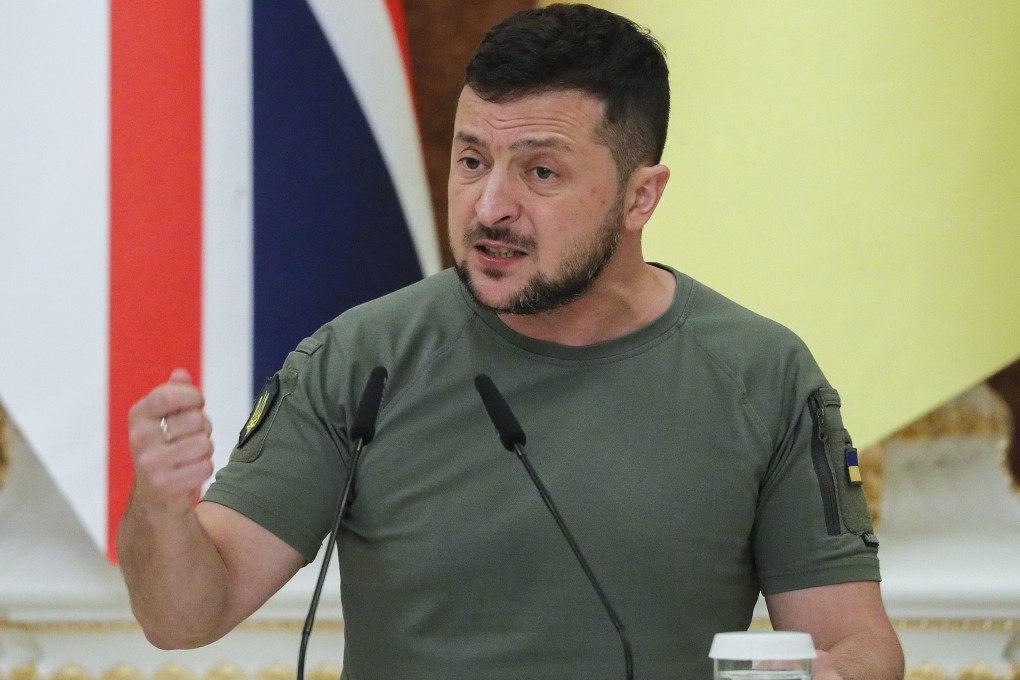 Ukrainian President Volodymyr Zelensky speaks during a press conference in Kyiv, Ukraine on August 24. Photo: EPA-EFE