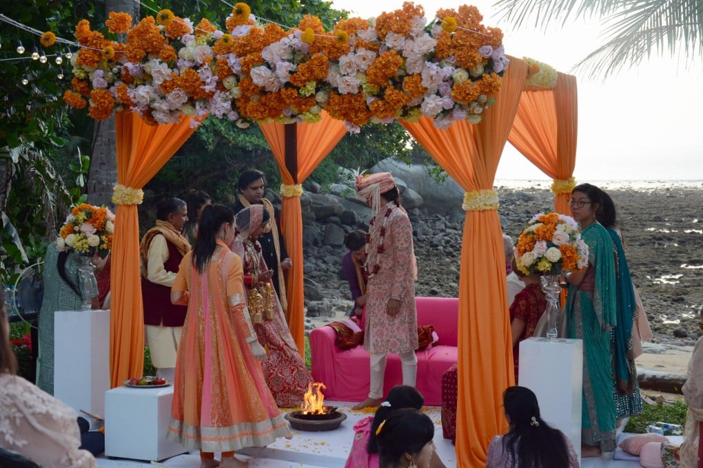 An Indian wedding celebration in Phuket, Thailand. Photo: Shutterstock