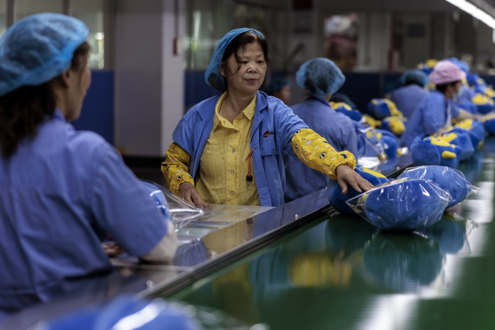 China’s producer price index (PPI), which reflects the prices that factories charge wholesalers for products, rose by 2.3 per cent in August, down from a rise of 4.2 per cent in July. Photo: EPA-EFE