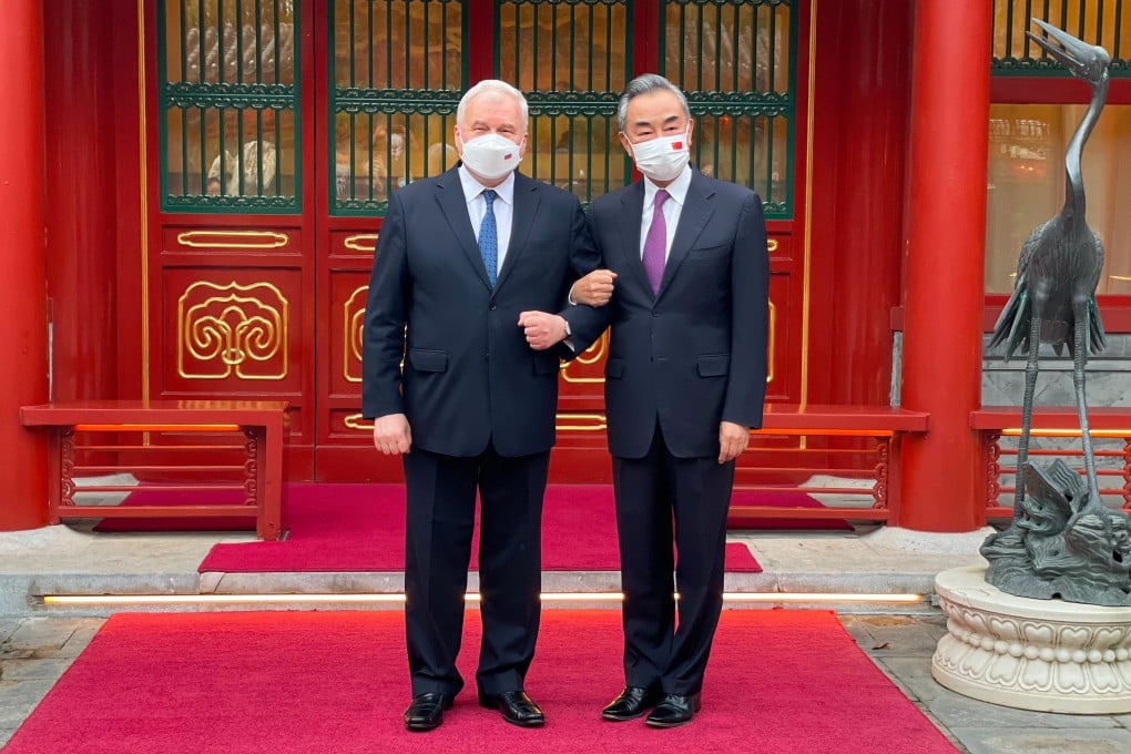 Andrey Denisov, the outgoing Russian Ambassador to China, meets with Foreign Minister Wang Yi in Beijing, September 2. Under Denisov’s tenure, ties between Russia and China have strengthened considerably. Photo: Twitter