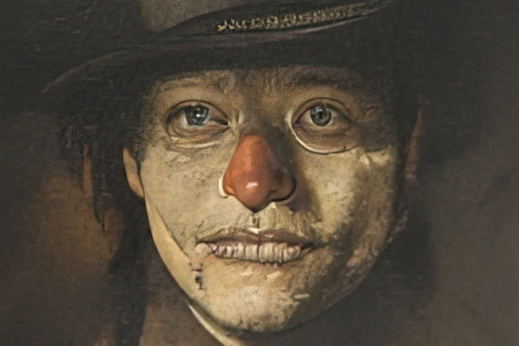 An image generated by AI based on the text prompt “A sad clown by Vincent van Gogh”, created by Scottish artist Perry Jonsson. Photo: Perry Jonsson / AI