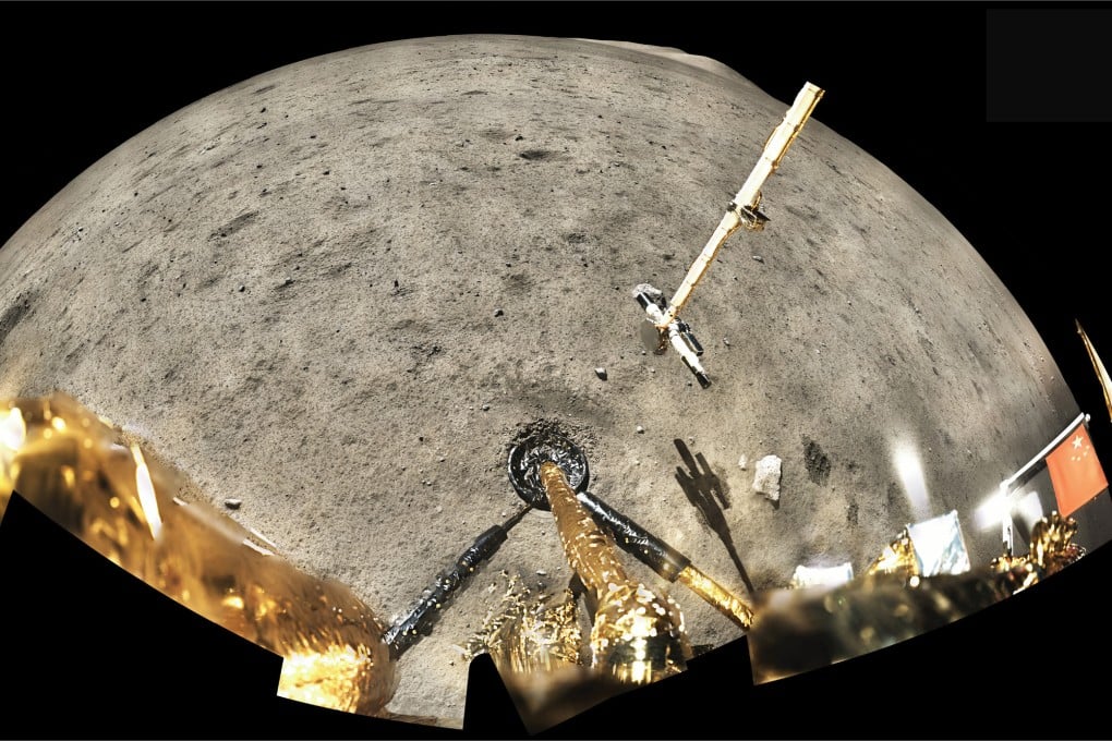 Rock and dust samples collected by China’s Chang’e-5 moon mission in 2020 have spurred the discovery of a new mineral, named Changesite-(Y), officials announced on Friday. Photo: Chinese National Space Agency Lunar Exploration and Space Engineering Centre