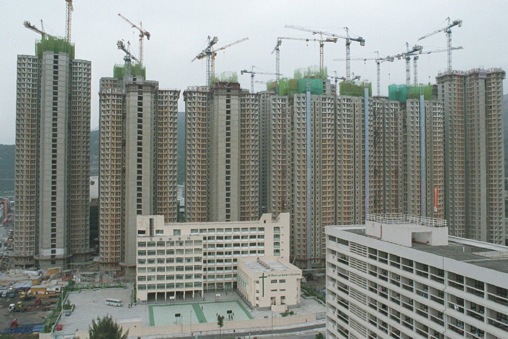 A construction scandal in 2000 led to 12-year prison sentences for two Hong Kong company directors. Two out of five buildings in a development at Yuen Chau Kok, Sha Tin (above) had to be demolished because short piling made the foundations unsafe. Photo: Dickson Lee