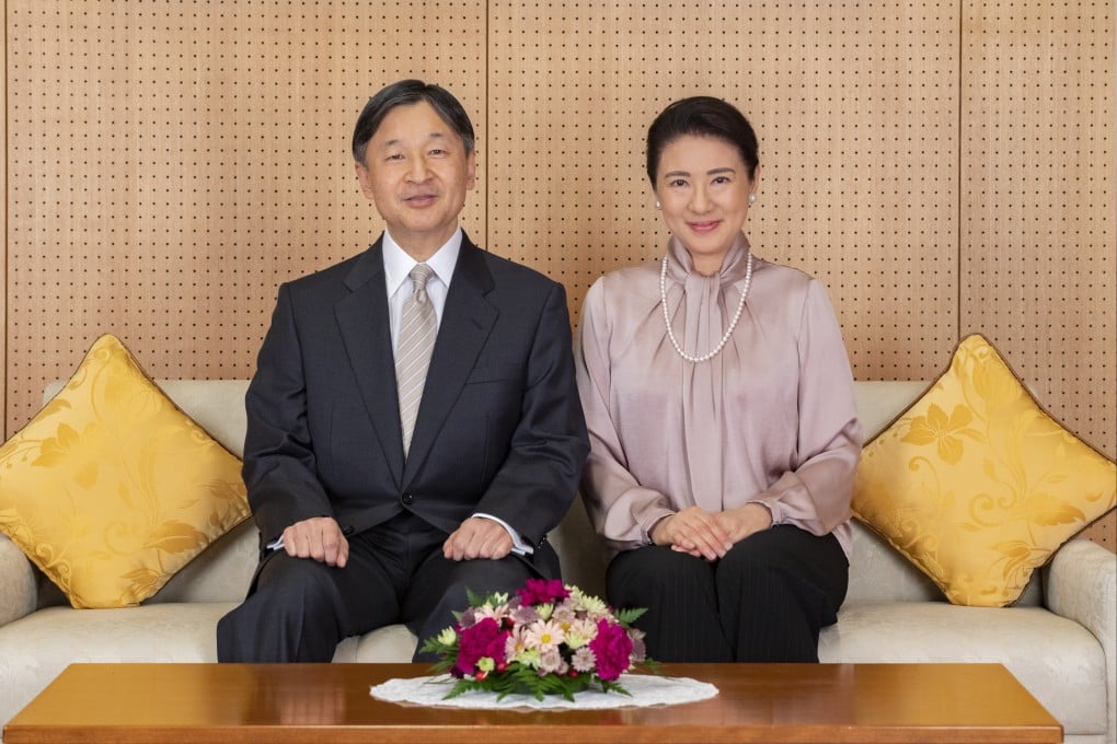Japan’s Emperor Naruhito and his wife Empress Masako at the Imperial Palace in Tokyo. File photo: Imperial Household Agency of Japan via AP