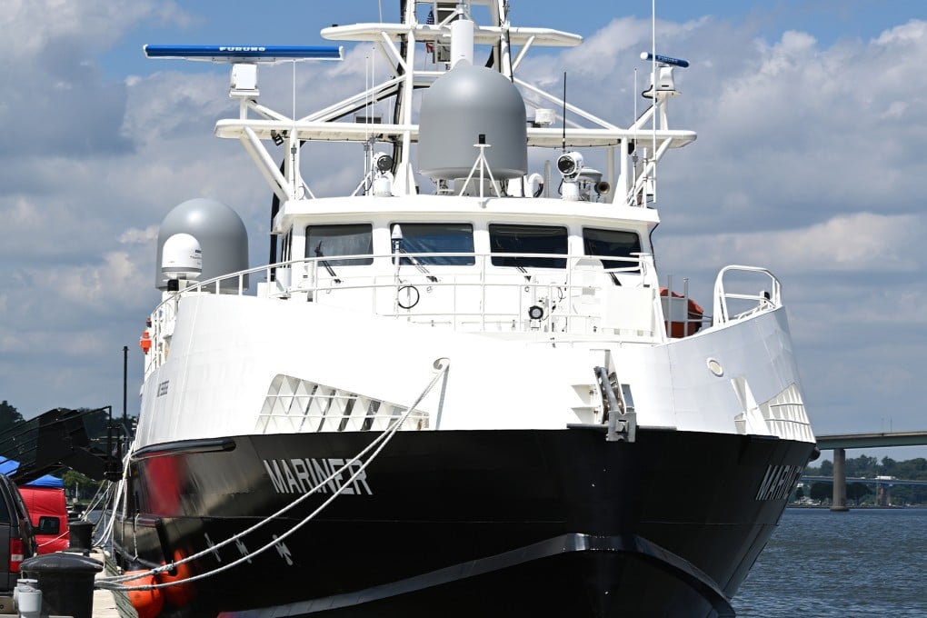 The US Navy’s Mariner is a test vessel for the service’s manned/unmanned ship programme. Photo: Twitter