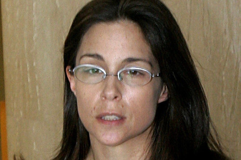 “Milkshake Murderer” Nancy Kissel, then 41, leaves the High Court during her 2005 murder trial in Hong Kong. Theatre company Sweet and Sour Productions is staging readings of a play inspired by her crime. Photo: AFP