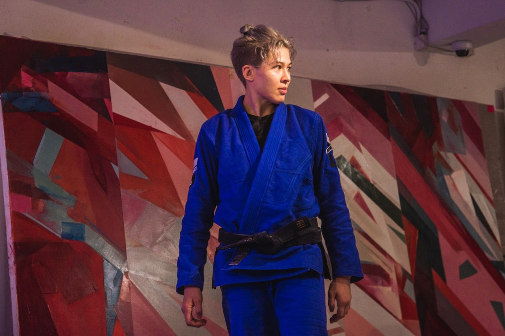 Margot Ciccarelli watches on during a class at Tempo Jiu Jitsu in Central’s Soho district. Photo: Iris Tai