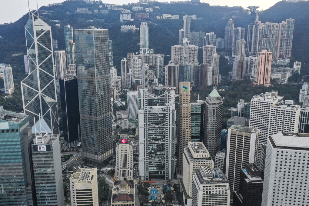 Hong Kong’s Central business district. The one-month Hibor stood at 0.15 per cent at the beginning of this year, while the three-month rate was at 0.25 per cent. Both are expected to rise further this year. Photo: Winson Wong