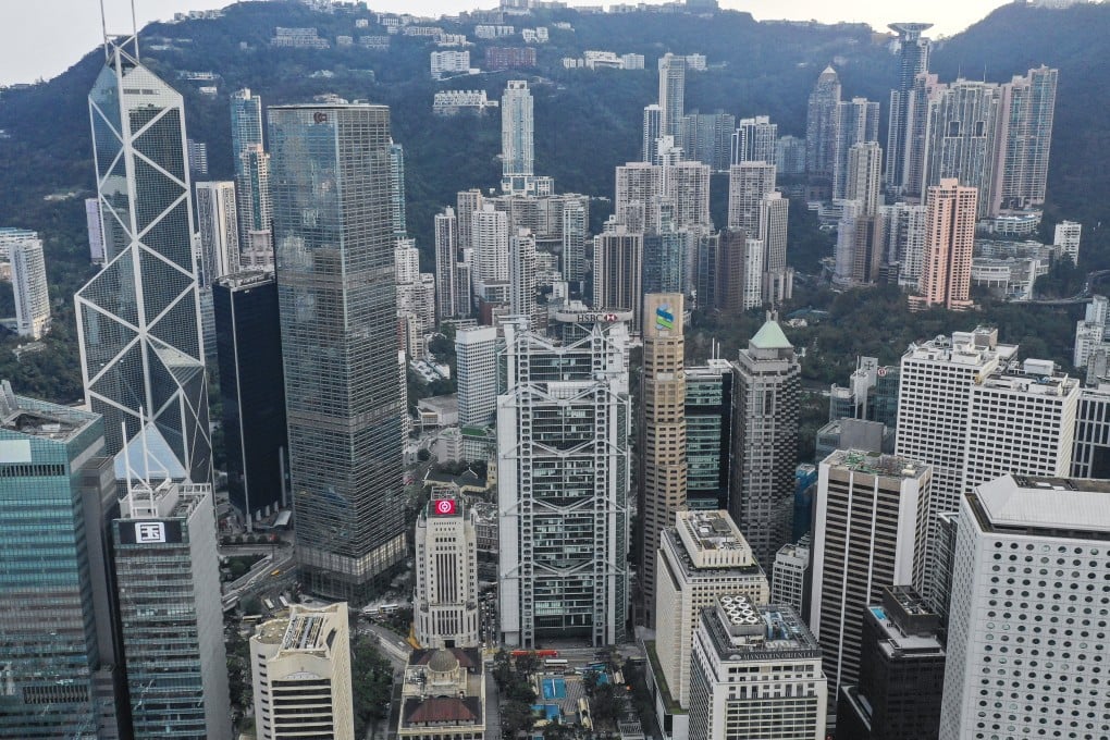 Hong Kong’s Central business district. The one-month Hibor stood at 0.15 per cent at the beginning of this year, while the three-month rate was at 0.25 per cent. Both are expected to rise further this year. Photo: Winson Wong
