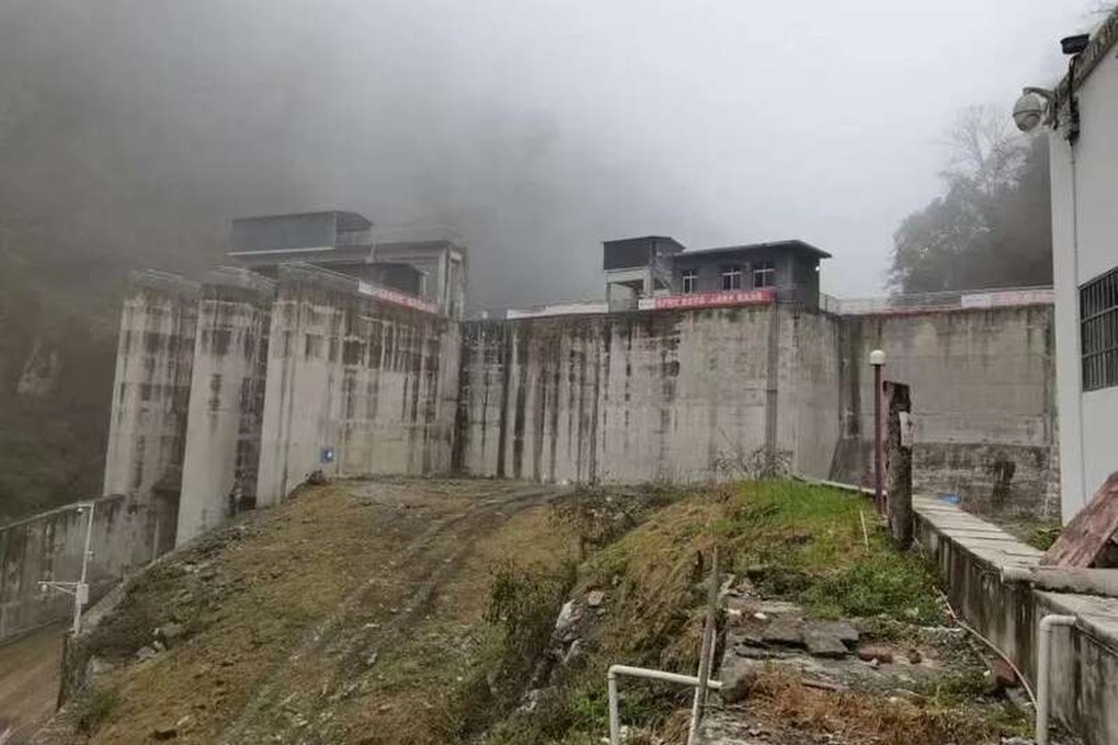 The Wandong hydropower station was damaged in the earthquake. Photo: Handout
