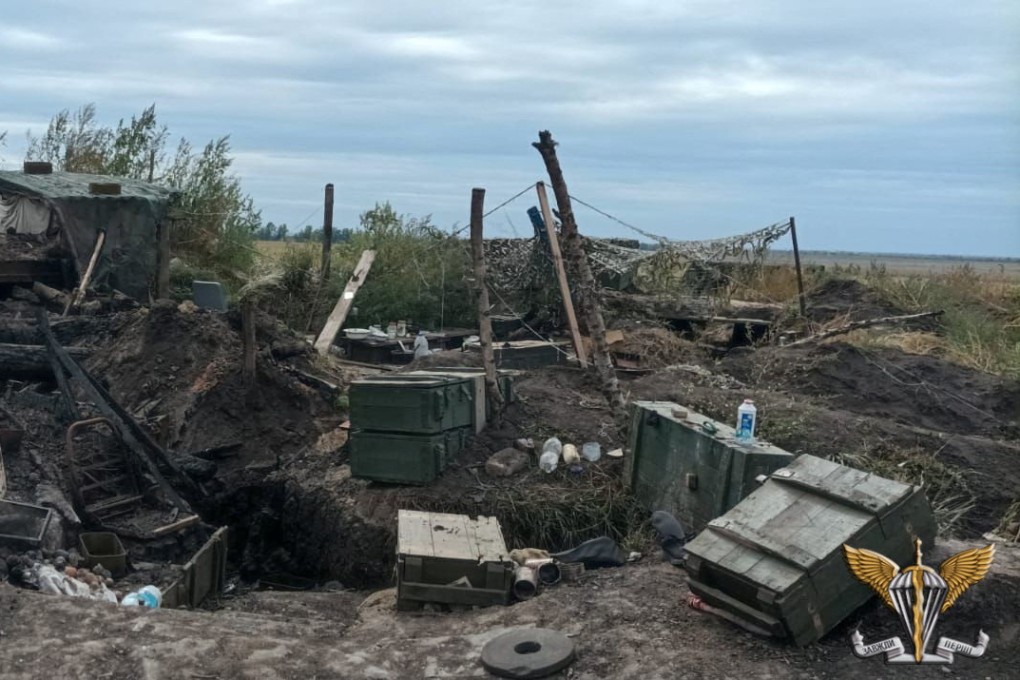 Position of Russian soldiers destroyed by the Ukrainian Armed Forces during a counteroffensive, amid Russia’s attack on Ukraine on Saturday. Photo: Press service of the Ukrainian Air Assault Forces Command/Handout via Reuters