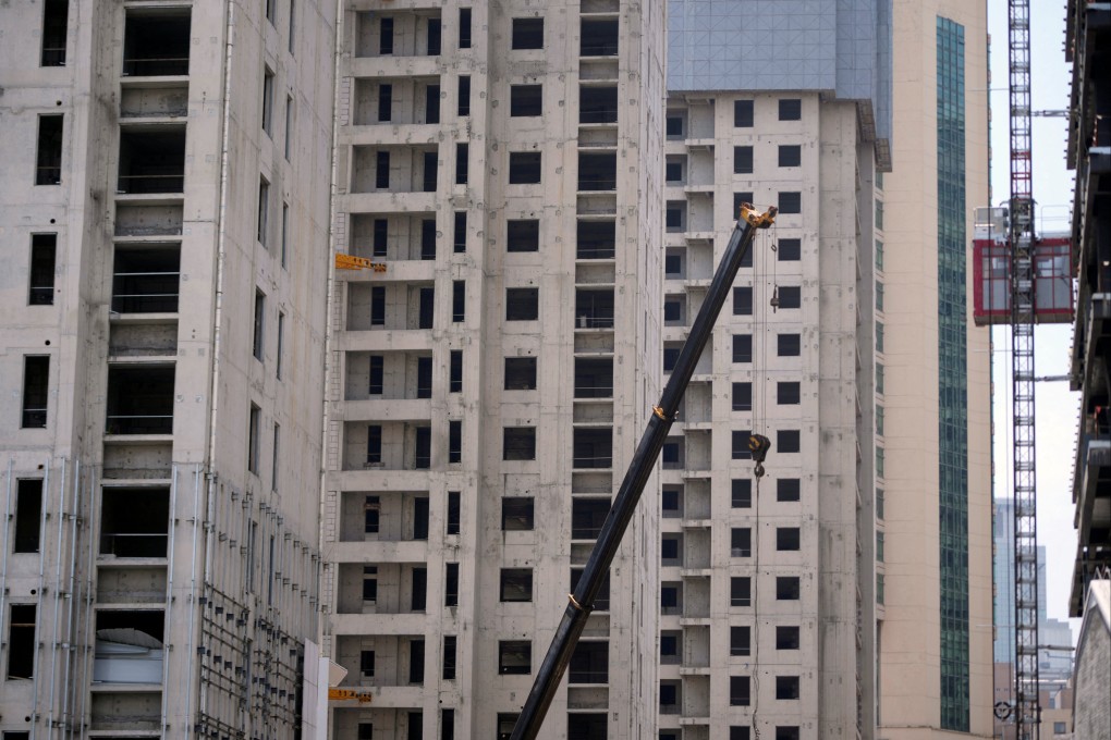 Residential buildings under construction in Shanghai. Photo: Reuters