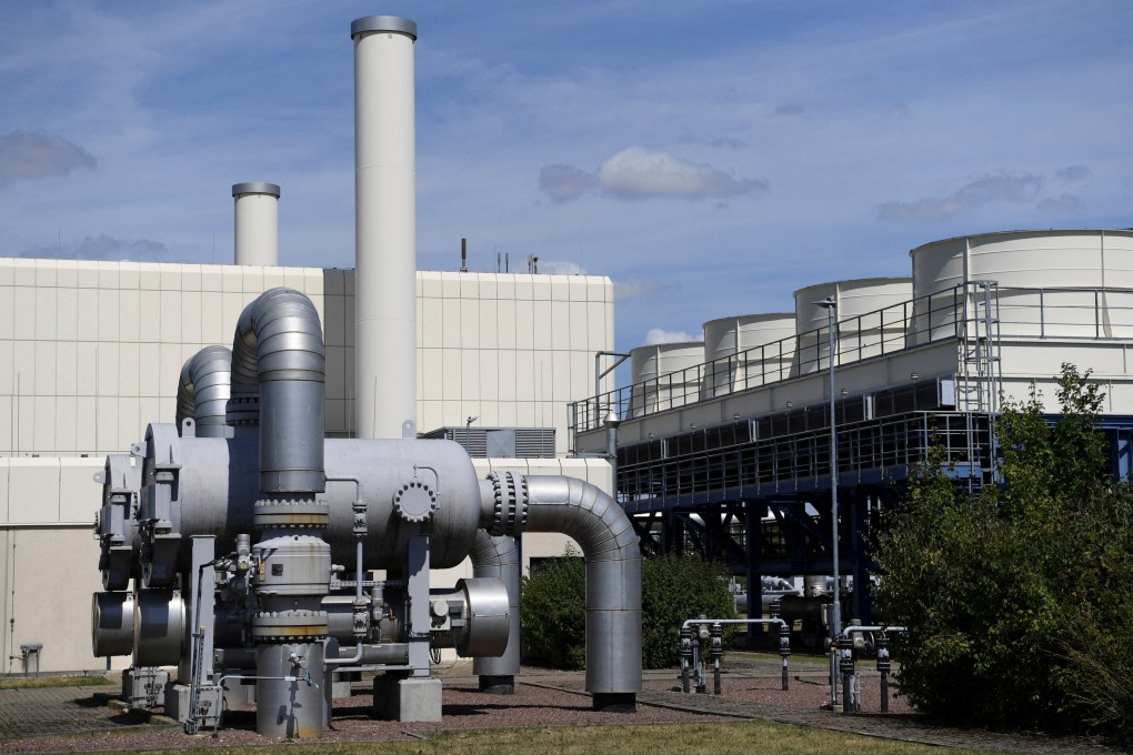 Pipelines in the storage facility at gas trading company VNG AG in Bad Lauchstaedt, Germany, on July 28. Germany has raced to stock up on key energy reserves to carry it through the winter, but any slowdown in its industrial output could ripple through the European and global economies. Photo: Reuters
