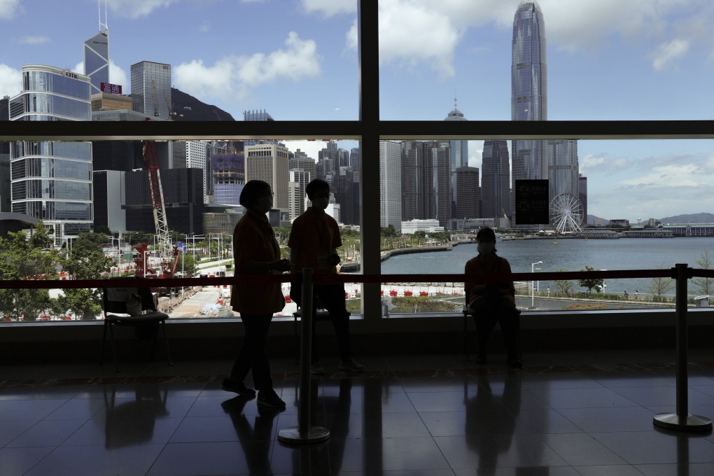 A view of Hong Kong’s skyscrapers from the Hong Kong Convention and Exhibition Centre in Wan Chai on August 13. Photo: Yik Yeung-man
