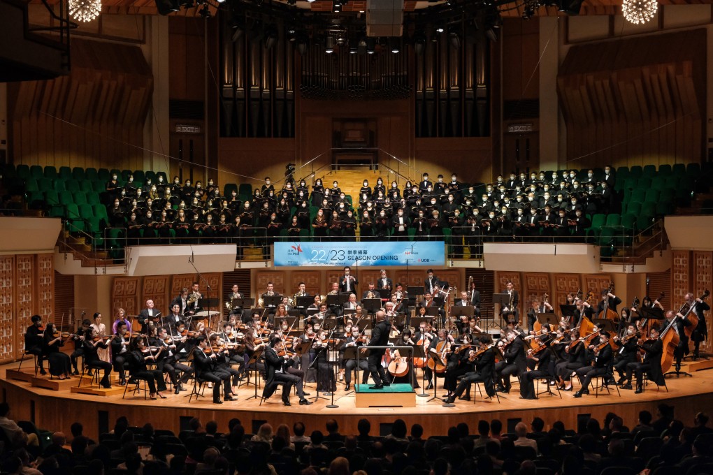 The Hong Kong Philharmonic Orchestra, Hong Kong Philharmonic Chorus and Die Konzertisten under conductor Jaap van Zweden perform Beethoven’s Symphony No. 9at the Concert Hall, Hong Kong Cultural Centre on September 9, 2022 . Photo: Ka Lam.HKPhil