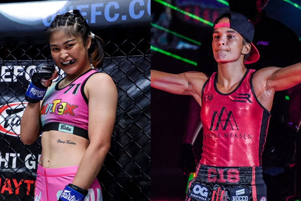 Striking stars Stamp Fairtex (left) and Anissa Meksen will meet at ONE on Prime Video 6 when the promotion returns to Bangkok, Thailand. Photos: ONE Championship
