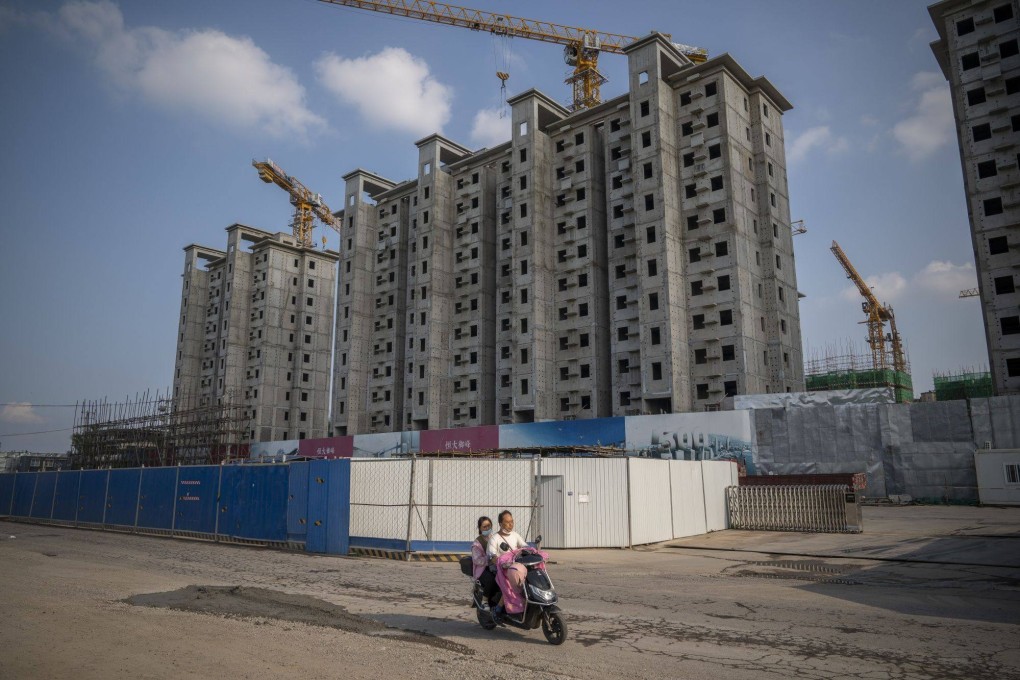 The construction site of China Evergrande Group’s Royal Peak residential property development in Beijing on Friday, July 29, 2022. Photo: Bloomberg