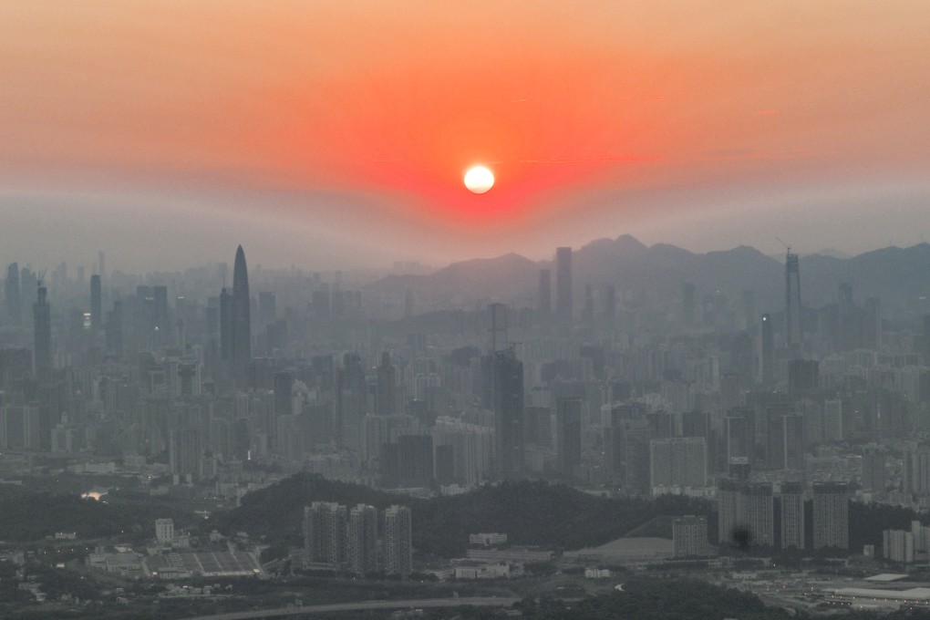 A view of Shenzhen in the Greater Bay Area from the technology hub’s border with Hong Kong on 4 September 2022. Photo: Martin Chan.