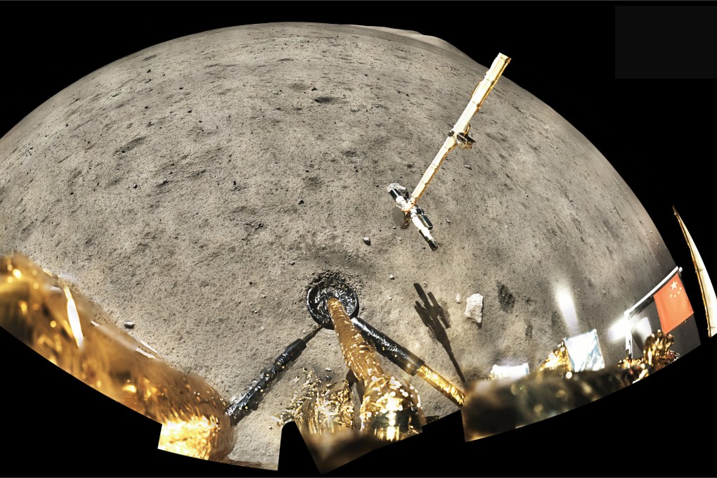 The Chang’e-5 landing site on the moon. Photo: Chinese National Space Agency Lunar Exploration and Space Engineering Centre