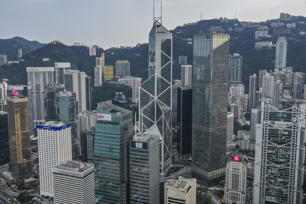 An aerial view of Hong Kong’s Central District in September 2018. Photo: Winson Wong