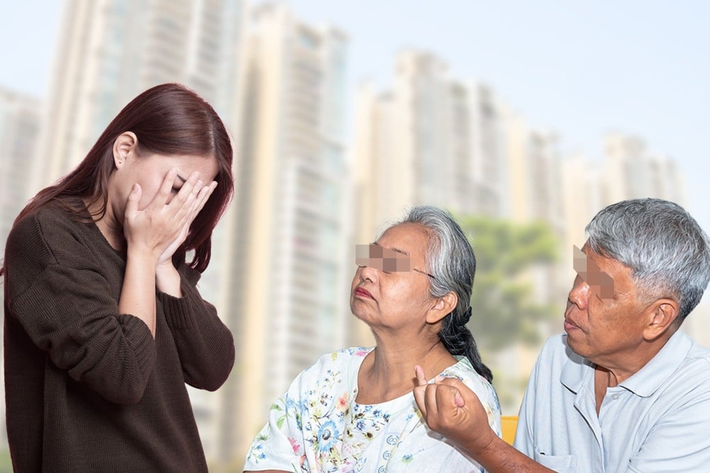 The woman’s parents claim she owes her brother an apartment after she purchased one for her cousin. Photo: SCMP composite