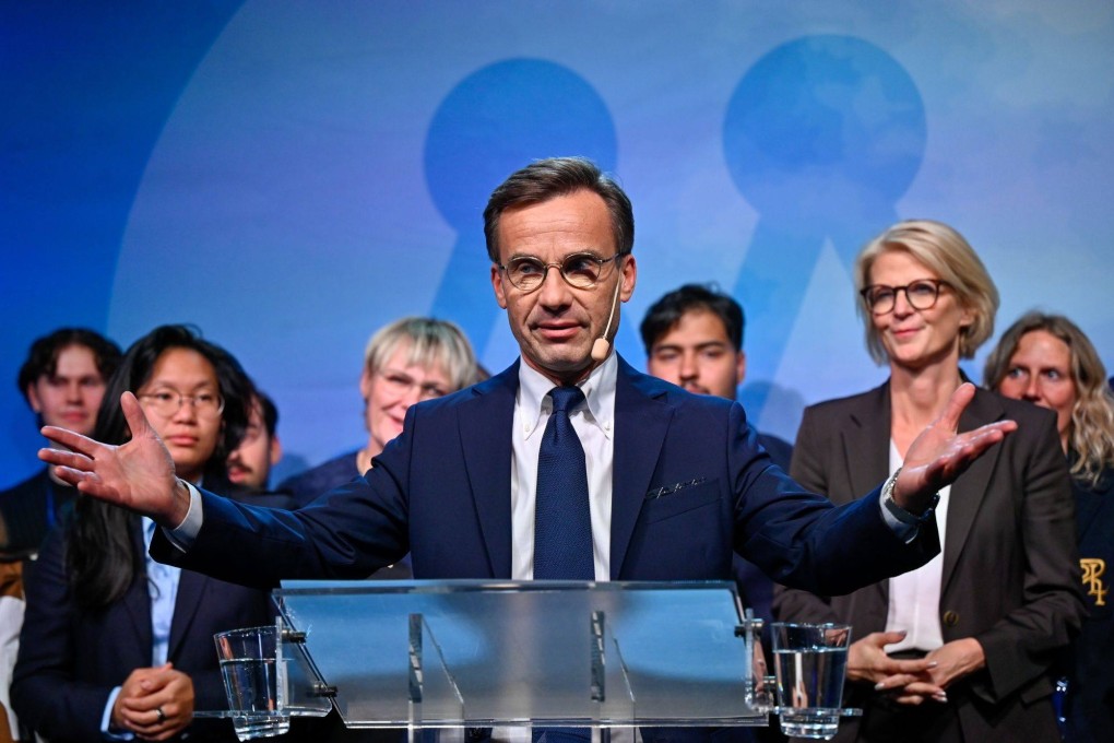 Ulf Kristersson, leader of the Moderate Party, is slated to lead a government with support from a very slim majority in parliament. Photo: Bloomberg