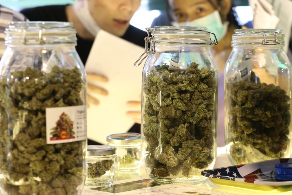Customers at a cannabis store in Bangkok, Thailand. Photo: EPA-EFE