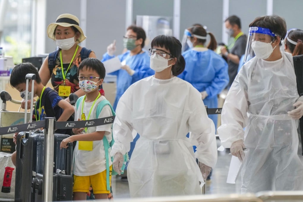 Travellers arrive at Hong Kong International Airport. Photo: Sam Tsang