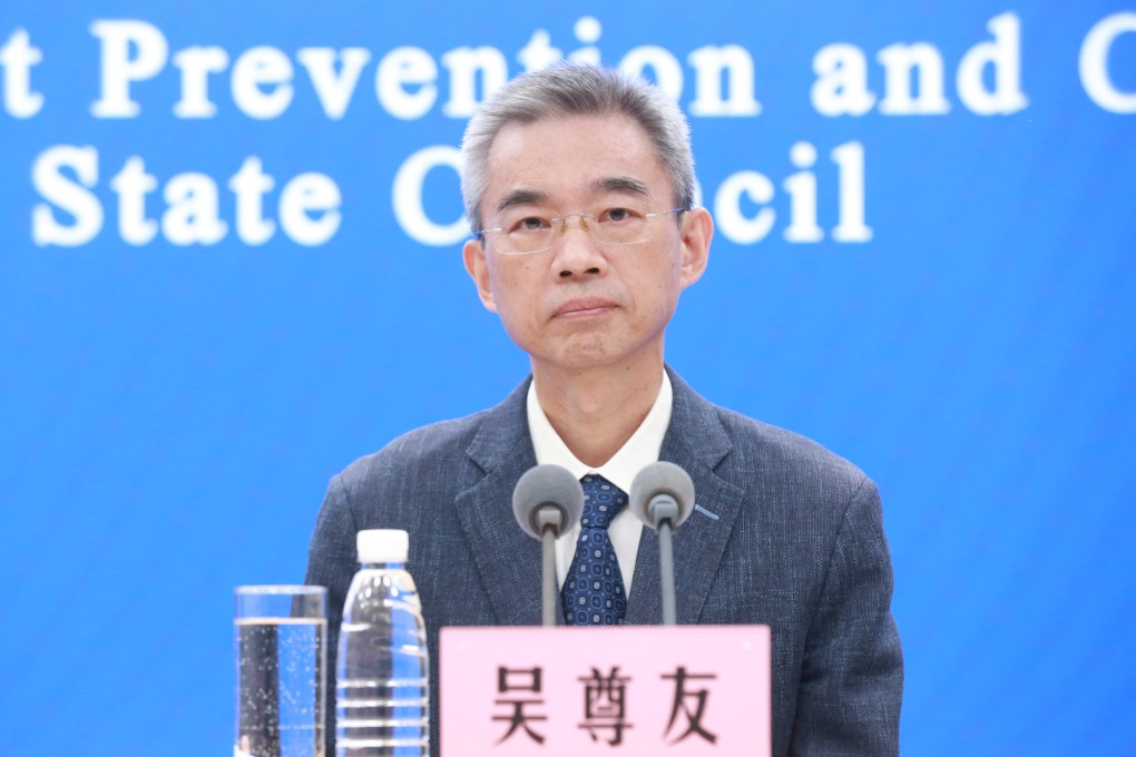 Wu Zunyou, chief epidemiologist at the Chinese Centre for Disease Control and Prevention, has revised his advice for monkeypox prevention. Photo: Getty Images