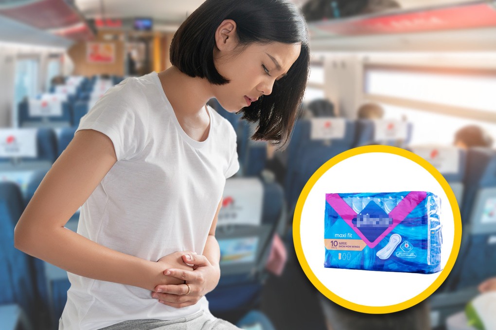 A woman’s complaint on social media about China’s state-owned railways not selling tampons has ignited a public debate on women’s rights. Photo: SCMP Composite