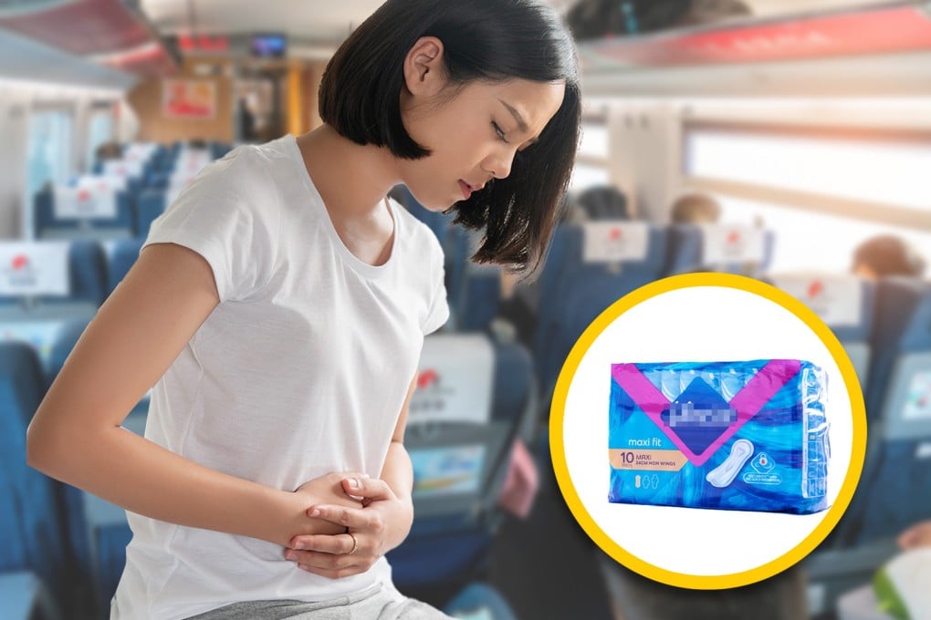 A woman’s complaint on social media about China’s state-owned railways not selling tampons has ignited a public debate on women’s rights. Photo: SCMP Composite