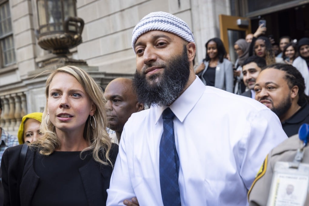 Adnan Syed walks out of the Baltimore Circuit Court after a judge vacated his murder conviction in Baltimore, Maryland on Monday. Photo: EPA-EFE