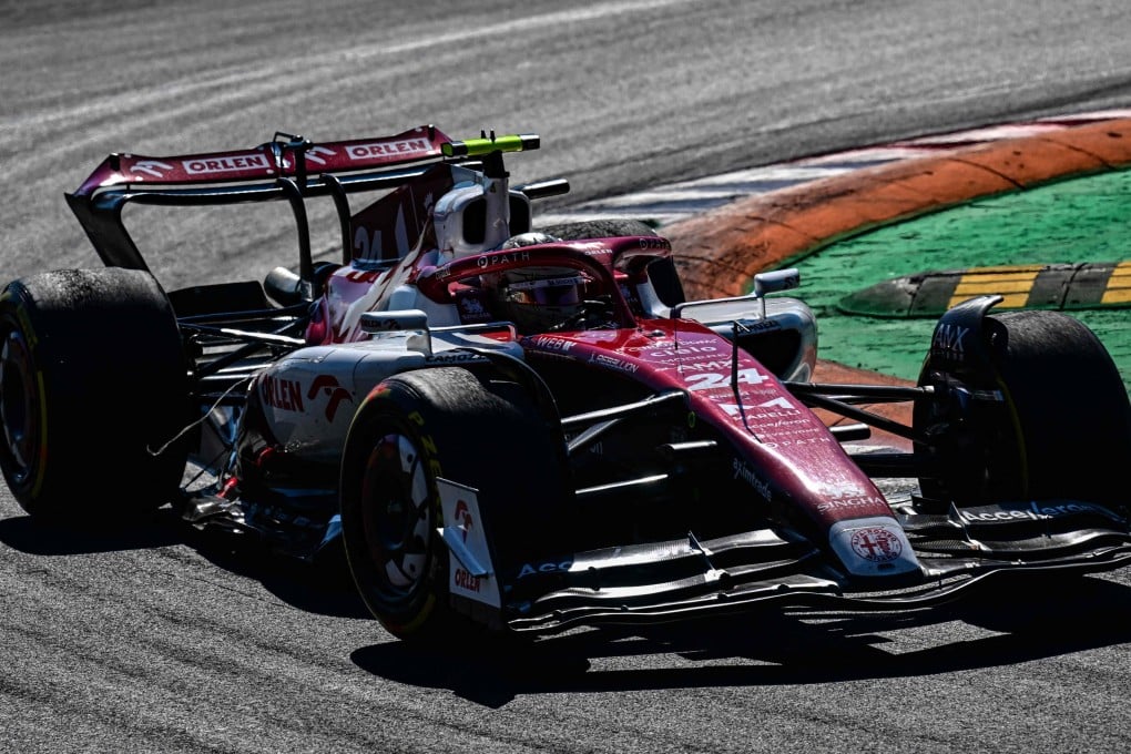 Chinese driver Zhou Guanyu could get a chance to drive on a home track next season after China was listed on the new Formula One calendar. Photo: AFP