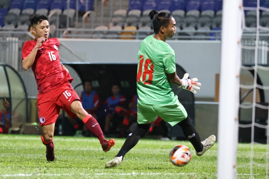 Hong Kong defeated Myanmar 2-0 at Mongkok Stadium. Photo: K,Y. Cheng