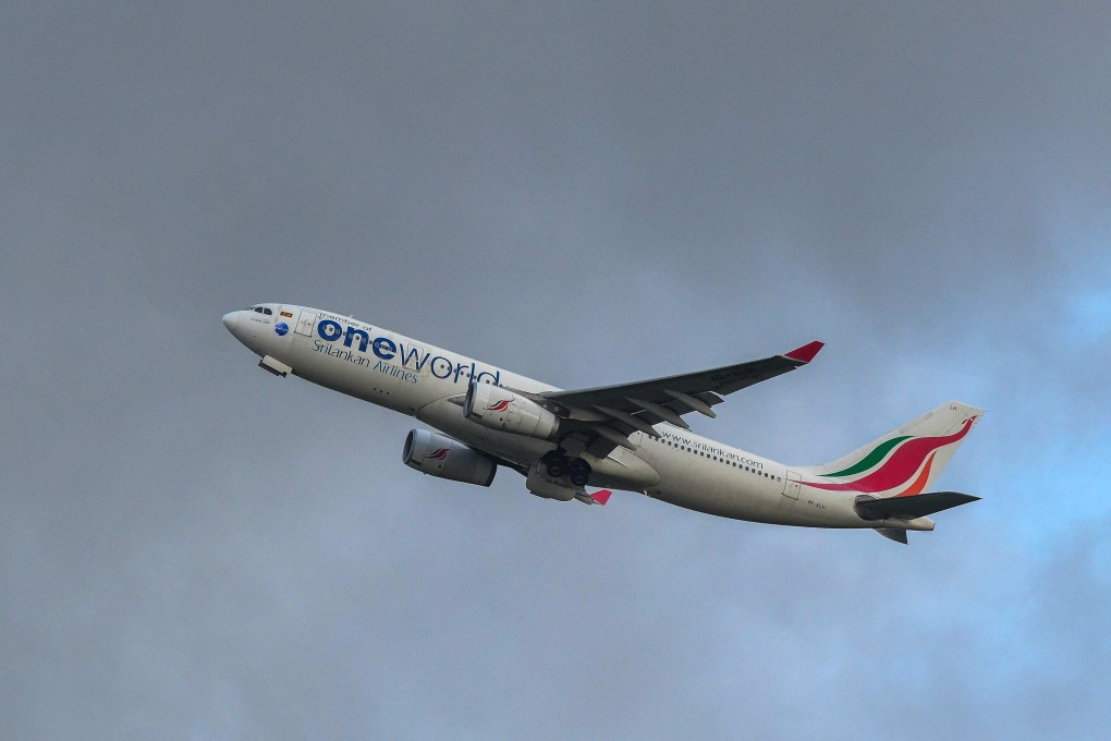 A SriLankan Airlines plane takes off from Bandaranaike International Airport. Across its Asian markets, Agoda’s booking volumes have returned to 2019 levels, but more so in domestic travel. Photo: AFP