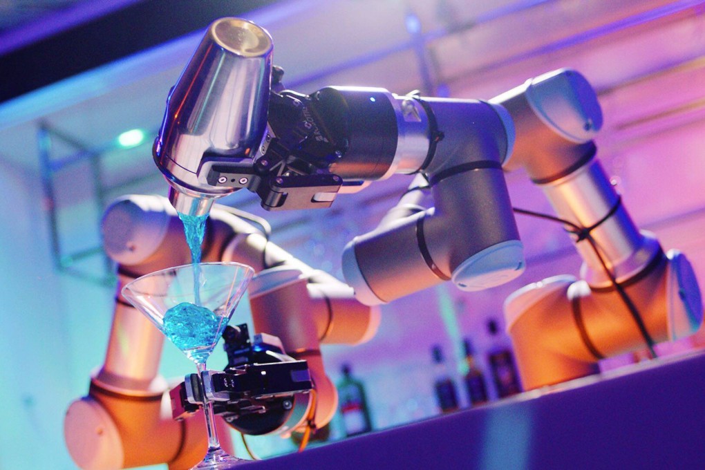 A robot barista by Cheetah Mobile. Photo: Handout