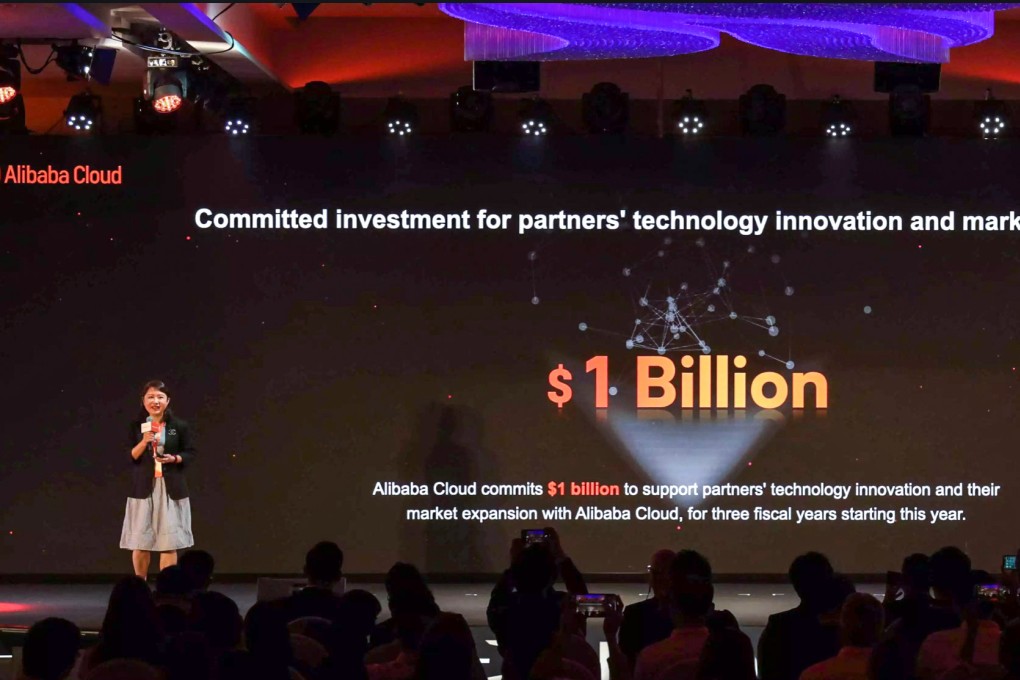 Selina Yuan, Alibaba Cloud Intelligence International president, delivers her keynote speech on September 22, 2022, at the Alibaba Cloud Summit held in Phuket, Thailand. Photo: Handout