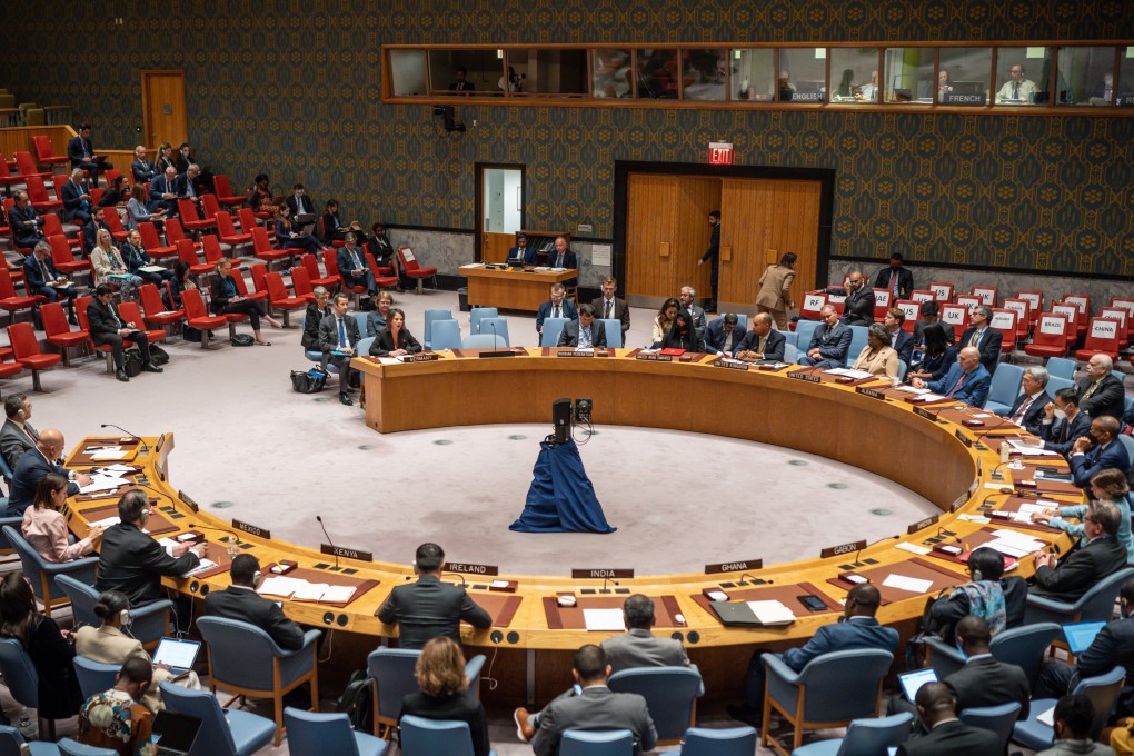 The UN Security Council meeting on Thursday was called after Russian President Vladimir Putin announced a “partial mobilisation” of military reservists for the invasion of Ukraine. Photo: dpa