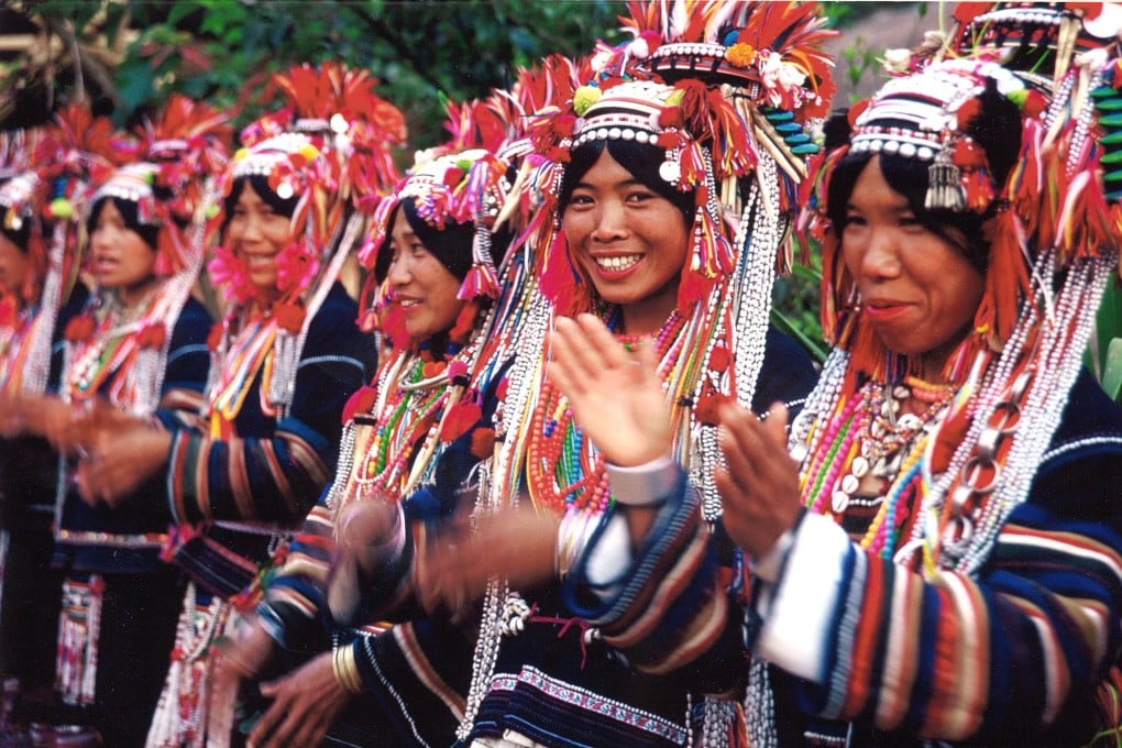 Hani Aini women in Xishuangbanna, in Chian’s Yunnan province. Picture: Li Guiyun / Thames & Hudson