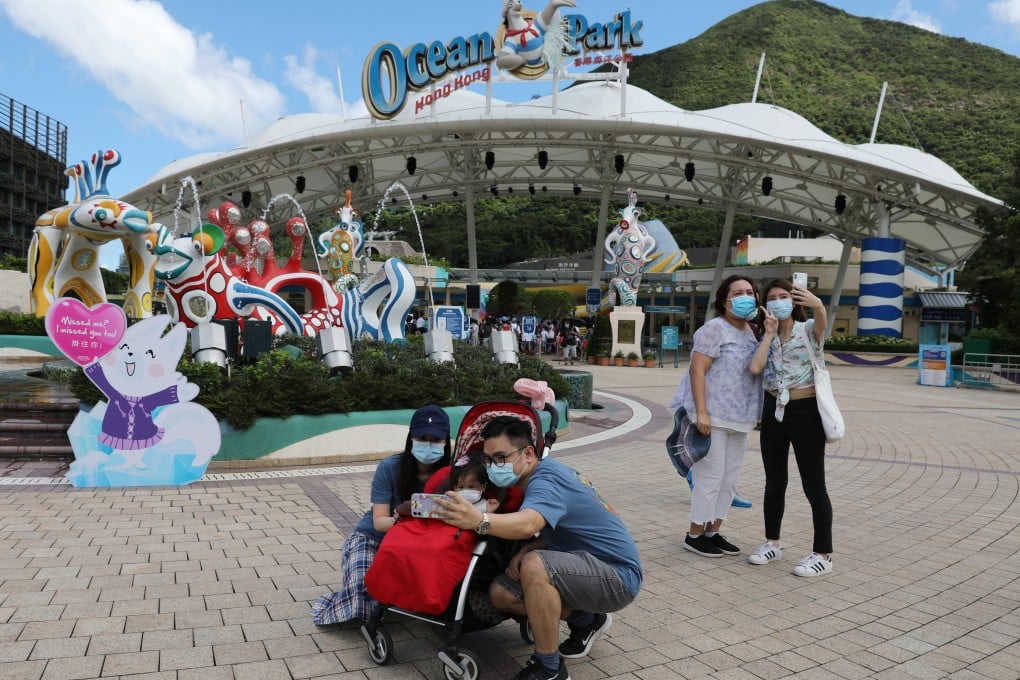 Ocean Park is planning to turn an area near the main entrance into a retail and dining zone. Photo: Nora Tam