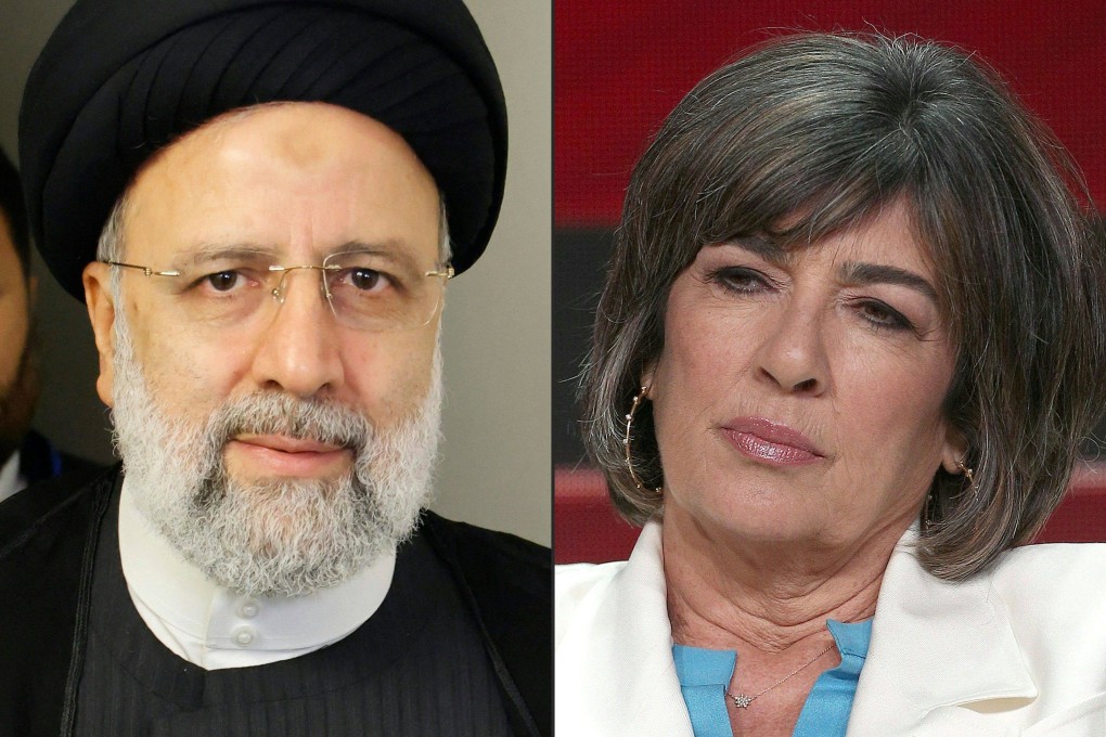 An interview with Iranian President Ebrahim Raisi in New York on Thursday was cancelled after CNN journalist Christiane Amanpour refused to cover her hair. Photos: AFP