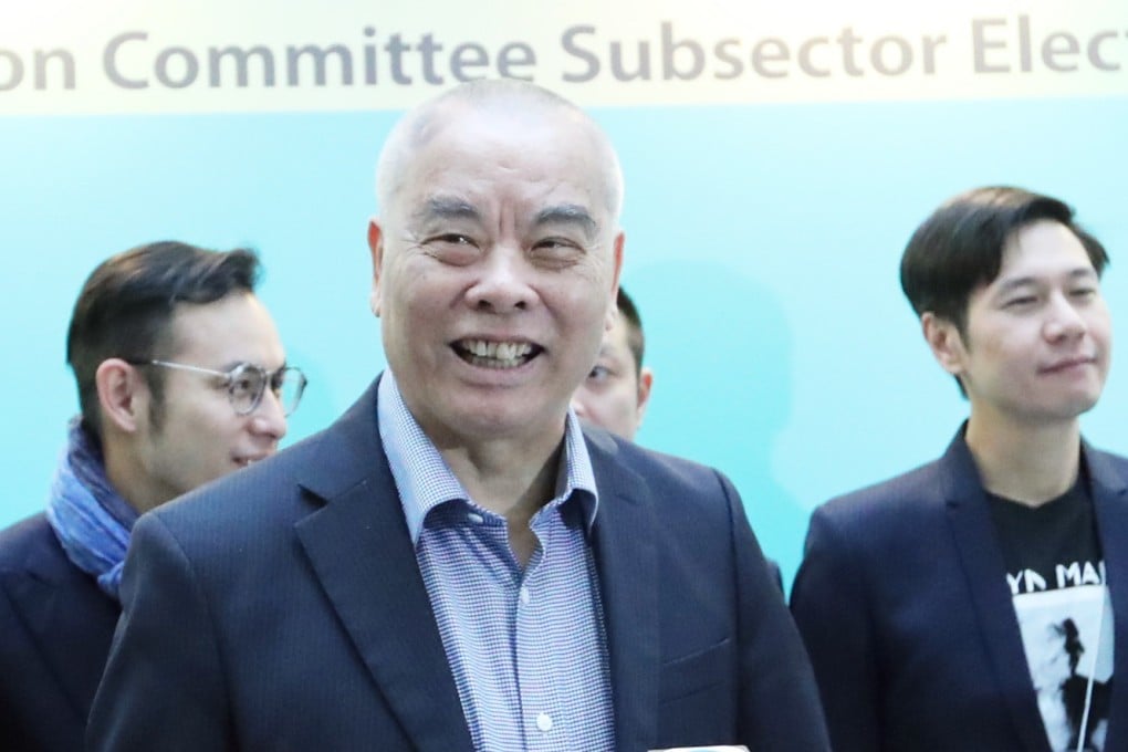 Chairman of the Hong Kong Motion Picture Industry Association Crucindo Hung Cho-sing. Photo: SCMP / Edward Wong
