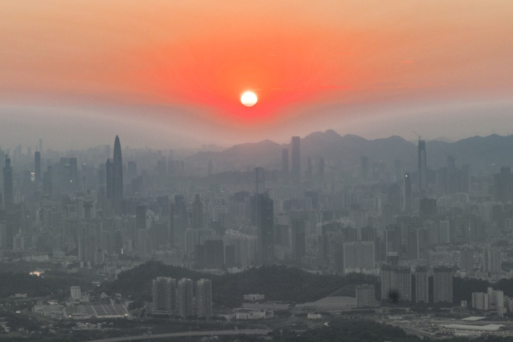 A view of Shenzhen at sunset. In July, the city’s stock exchange launched its CNI ESG Ratings Methodology. Photo: SCMP/Martin Chan
